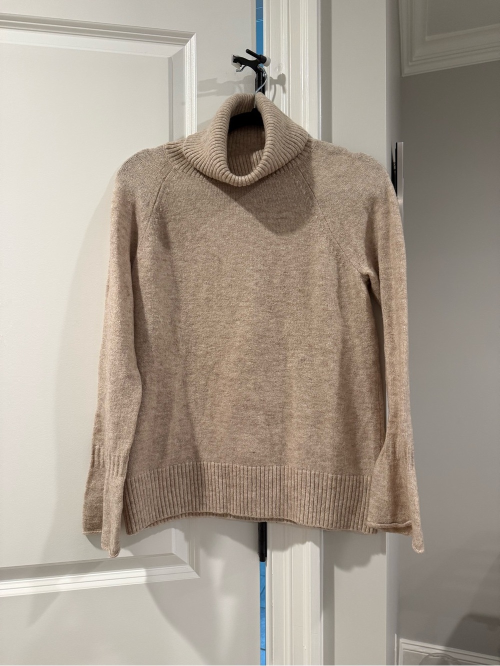 LOFT Beige Turtleneck Sweater
